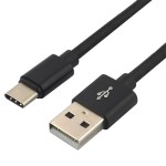 everActive USB-USB-C Type-C kábel 3A 1,2m fekete 480Mbps-ig szilikon gyors
