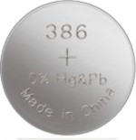 GP 386 ezüst-oxid gombelem
